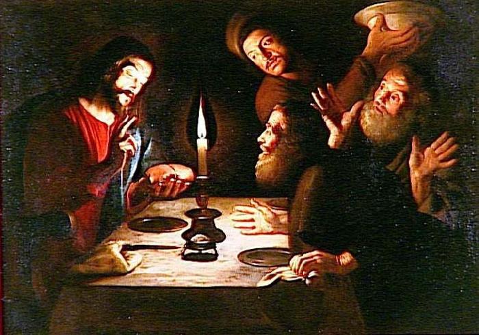 unknow artist Le repas d'Emmaus oil painting image